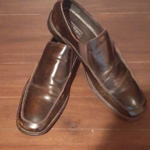 Aston Grey Brown Mens Dress Shoes Size 12